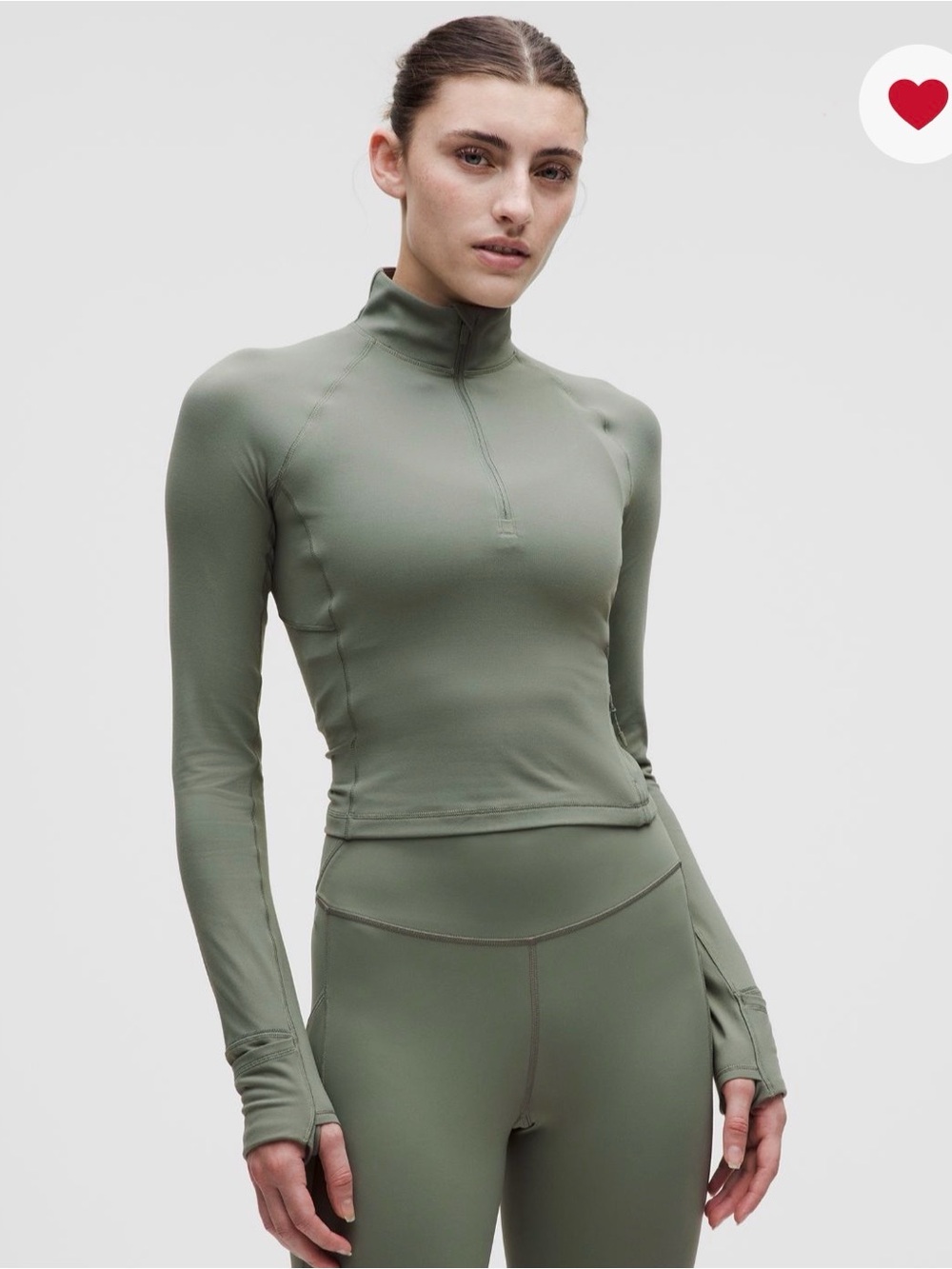 Lululemon Women’s It's Rulu Cropped Half Zip